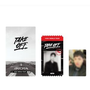 iKON World Tour Take Off Ticket Holder Set SONG version